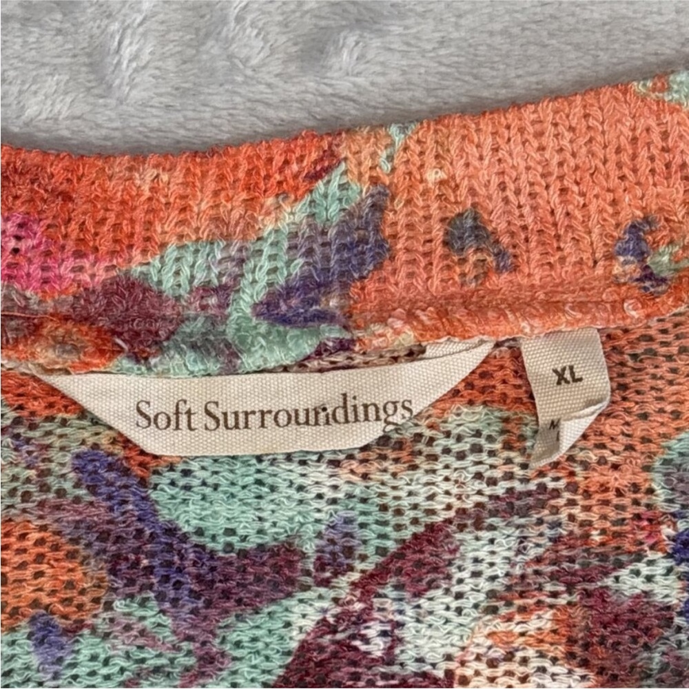 Soft Surroundings Colorful Knit Top